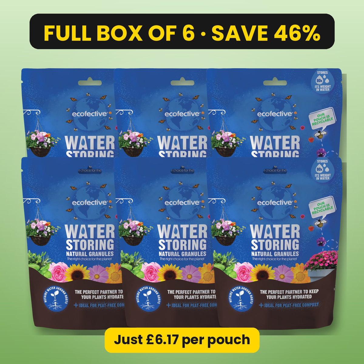 Water Storing Granules – full box of 6, save 46%