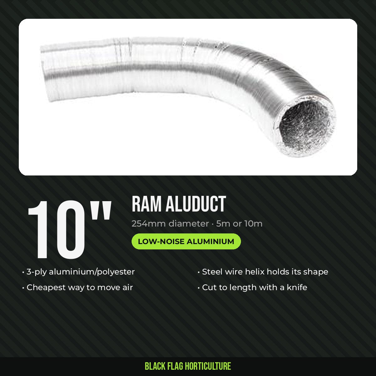 RAM Aluduct 10 inch 254mm ducting